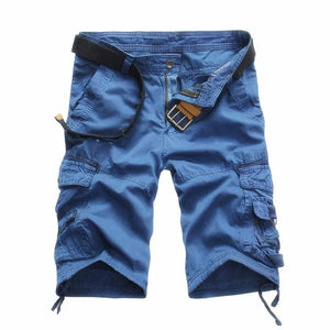 Planet Gates Summer Cargo Shorts Men Cool Camouflage Cotton Casual Mens Short Pants Brand Clothing Comfortable Camo Men Cargo Shorts No Belt