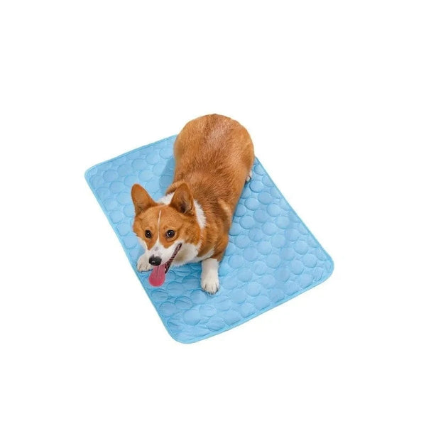 Planet Gates Summer Cooling Pet Mat Gel Ice Pad for Dogs Cats Breathable Soft Kennel Bed Non-Slip Hot Weather Cool Pad Pet Supplies