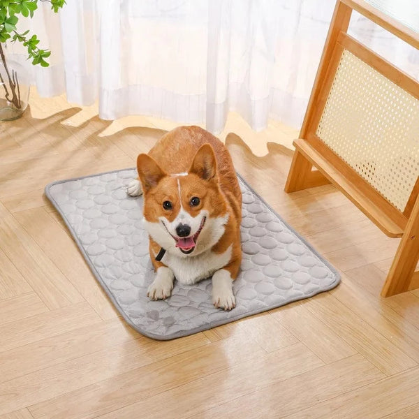 Planet Gates Summer Cooling Pet Mat Gel Ice Pad for Dogs Cats Breathable Soft Kennel Bed Non-Slip Hot Weather Cool Pad Pet Supplies