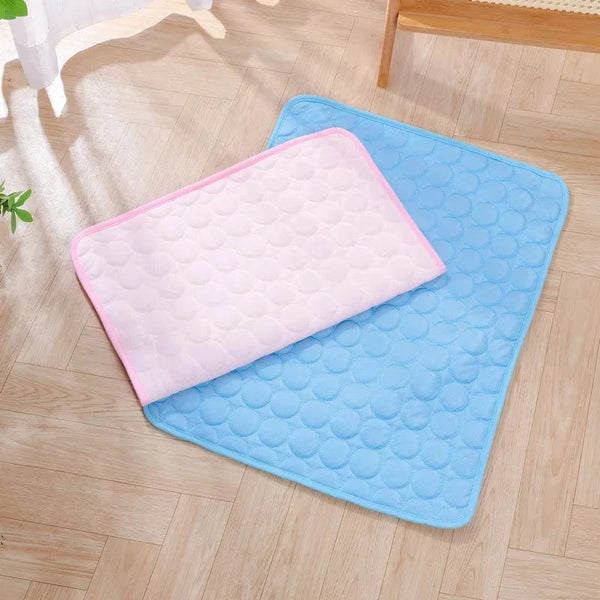 Planet Gates Summer Cooling Pet Mat Gel Ice Pad for Dogs Cats Breathable Soft Kennel Bed Non-Slip Hot Weather Cool Pad Pet Supplies