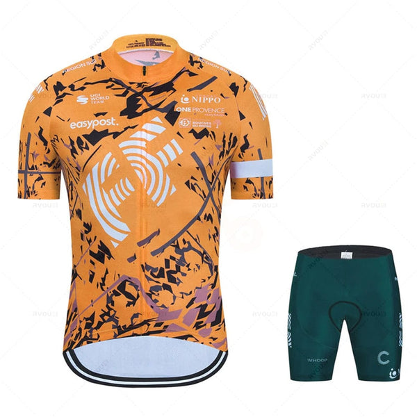 Planet Gates Summer Cycling Clothing 2023 New Team Ropa Ciclismo Hombre Short Sleeve Cycling Jersey Set Mtb Bike Man Uniforme Maillot Bicycle