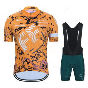 Planet Gates Summer Cycling Clothing 2023 New Team Ropa Ciclismo Hombre Short Sleeve Cycling Jersey Set Mtb Bike Man Uniforme Maillot Bicycle