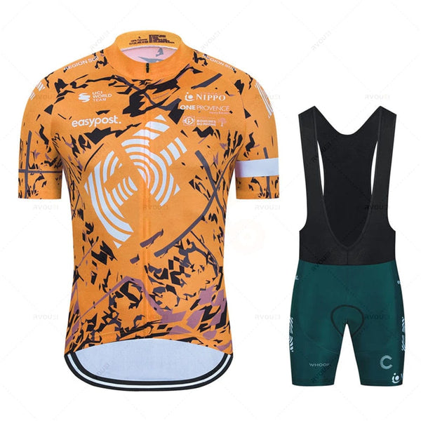 Planet Gates Summer Cycling Clothing 2023 New Team Ropa Ciclismo Hombre Short Sleeve Cycling Jersey Set Mtb Bike Man Uniforme Maillot Bicycle