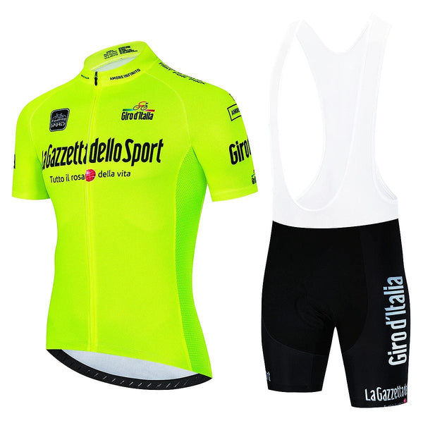 Planet Gates Summer Cycling Set / Asian Size -XL New Tour De Giro D'ITALIA Cycling Jersey Set Summer Cycling Clothing MTB Bike Clothes Uniform Maillot Ropa Ciclismo Cycling Suit