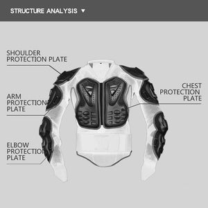 Planet Gates Summer Motorcycle Jackets Men's Full Body Armor Protection Jackets Motocross Enduro Racing Moto Protective Equipment Clothes