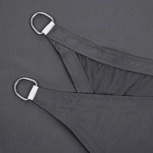 Planet Gates Sun Shelters Portable Triangle Sun Shape Sail UV Protection Outdoor Sunscreen Awning Canopy Beach Waterproof Tent Tarp Gray