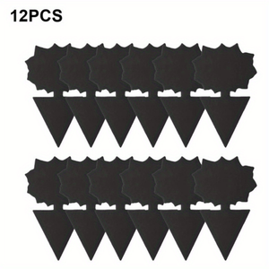 Planet Gates Sunflower 12pcs 12pcs Black Sticky Fly Trap Gnats Insect Traps Dual Sided Fly Catcher Plant Pest Control Strong Glue For Aphids Mosquitoes