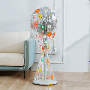 Planet Gates Sunflower three-dimensional all-inclusive style / single opp bag packaging 1pc, Cute Cartoon Pattern Household Electric Fan Cover - Waterproof and Dust-Proof Desktop Floor Protector