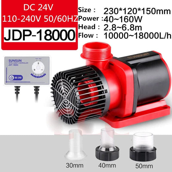 Planet Gates SUNSUN JDP DC Variable Frequency Silent Quiet Wifi Submersible Water Pump for Marine Reef Aquarium Fish Tank Pond 100-240v