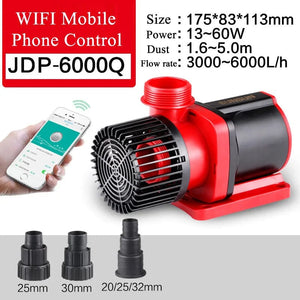 Planet Gates SUNSUN JDP DC Variable Frequency Silent Quiet Wifi Submersible Water Pump for Marine Reef Aquarium Fish Tank Pond 100-240v