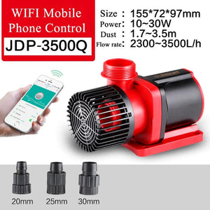 Planet Gates SUNSUN JDP DC Variable Frequency Silent Quiet Wifi Submersible Water Pump for Marine Reef Aquarium Fish Tank Pond 100-240v