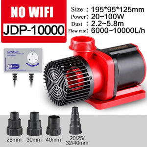 Planet Gates SUNSUN JDP DC Variable Frequency Silent Quiet Wifi Submersible Water Pump for Marine Reef Aquarium Fish Tank Pond 100-240v