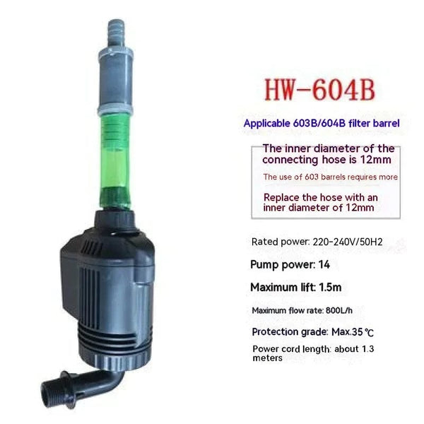 Planet Gates SUNSUN JP-450g water pump new version 6W suitable for HW-602B 603B 604B external filter aquarium fish tank 400L/H 800L/H