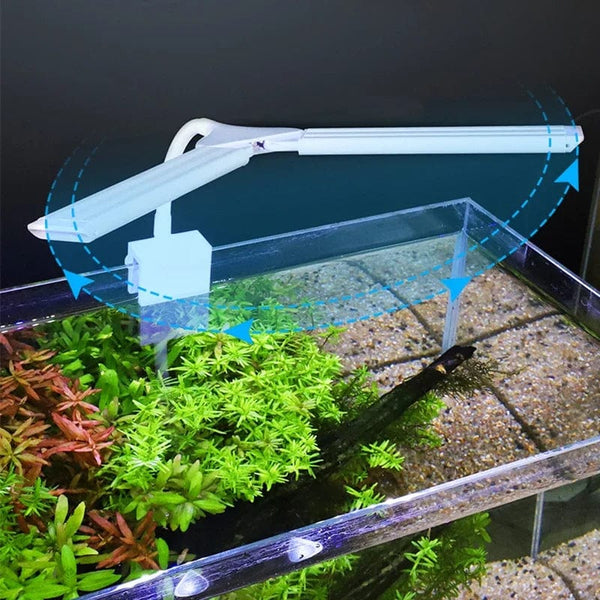 Planet Gates Super Bright Clip Lamp LED Aquarium Light for Aquatic Plant Grow Fish Tank Full Spectrum Timing Lamp 220-240V 30~70CM 4W 8W 13W
