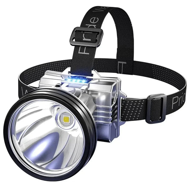 Planet Gates Super Bright LED Rechargeable High-power Headlights High Brightness Emergency Charging Outdoor Head Flashlight Fishing Lamp