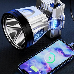 Planet Gates Super Bright LED Rechargeable High-power Headlights High Brightness Emergency Charging Outdoor Head Flashlight Fishing Lamp