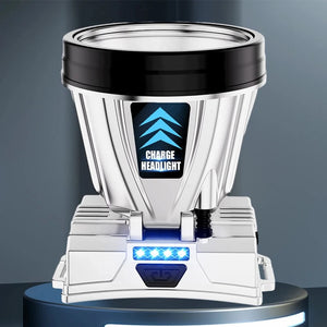 Planet Gates Super Bright Rechargeable Headlight 1200mAh High Power Headlamp Waterproof Emergency Fishing Camping Lantern Head Flashlight