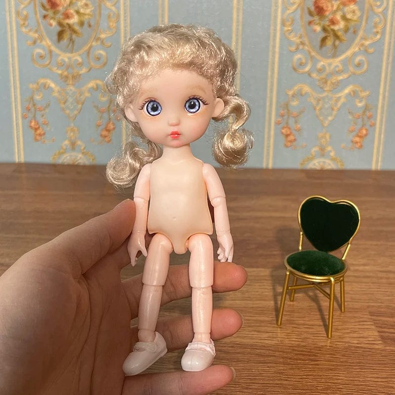 Planet Gates Super Cute 17cm Doll BJD Doll Daughter Gift Children Girl Doll Toy