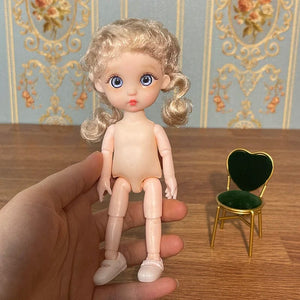 Planet Gates Super Cute 17cm Doll BJD Doll Daughter Gift Children Girl Doll Toy