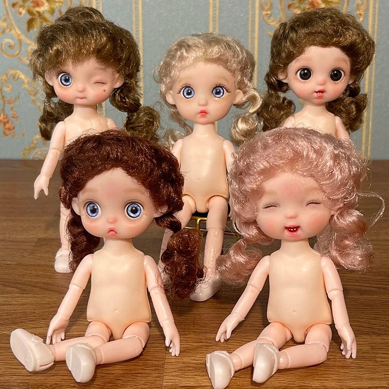 Planet Gates Super Cute 17cm Doll BJD Doll Daughter Gift Children Girl Doll Toy