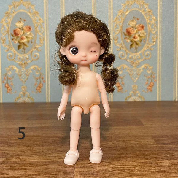Planet Gates Super Cute 17cm Doll BJD Doll Daughter Gift Children Girl Doll Toy