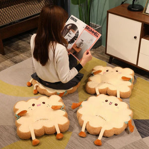 Planet Gates Super Cute Cushion Chair Butt Cushion Plush Toy Square Round With Rope Non-Slip Seat Cushion Office Home Send Gifts To Friends