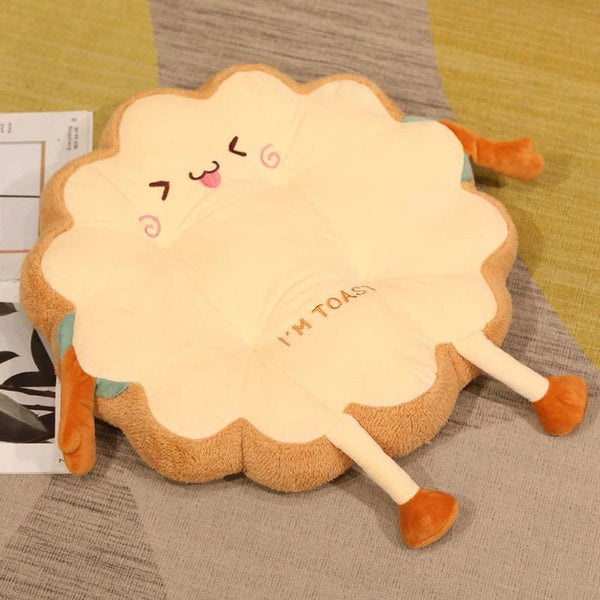 Planet Gates Super Cute Cushion Chair Butt Cushion Plush Toy Square Round With Rope Non-Slip Seat Cushion Office Home Send Gifts To Friends