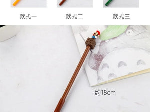 Planet Gates Super Mario Bros Black Ink Neutral Pen 0.5mm Gel Pen Cartoon Student School Supplies Stationery Pens Children's Gift