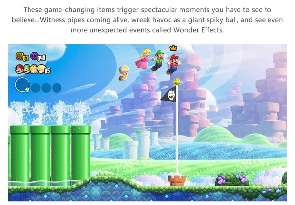 Planet Gates Super Mario Bros. Wonder Nintendo Switch Game Deals 100% Official Original Physical Game Card Action Genre for Switch OLED Lite