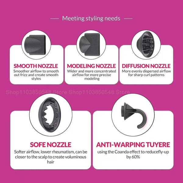 Planet Gates Super Professional Hair Dryer Personal Hair Care Styling Negative ion Salon Tool Constant Anion Electric Leafless Hair Dryers