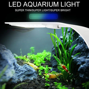 Planet Gates Super Slim LED Aquarium Light Lighting plants Grow Light 5W/10W/15W Aquatic Plant Lighting Waterproof Clip-on Lamp For Fish Tank