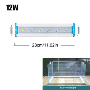 Planet Gates Super Slim LEDs Aquarium Lighting Aquatic Plant Light 18-75CM Extensible Waterproof Clip on Lamp For Fish Tank