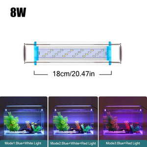 Planet Gates Super Slim LEDs Aquarium Lighting Aquatic Plant Light 18-75CM Extensible Waterproof Clip on Lamp For Fish Tank