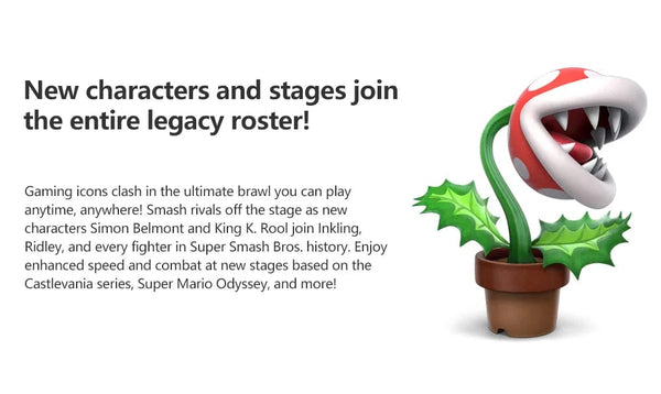 Planet Gates Super Smash Bros. Ultimate Nintendo Switch Game Deals Action Fighting and Multiplayer Genre for Switch OLED Lite Game Console