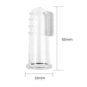 Planet Gates Super Soft Pet Finger Toothbrush Teddy Dog Brush Bad Breath Tartar Teeth Care Tool Dog Cat Cleaning Silicagel Pet Supplies