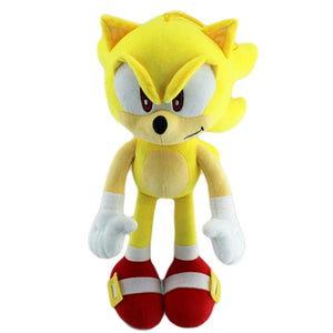 Planet Gates Super Sonic / 33cm 33cm Sonic High Quality Plush Toy Cartoon The Hedgehog Doll Tails Shadow Soft Stuffed Anime Christmas Birthday Gift For Kids