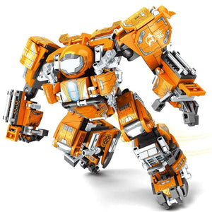 Planet Gates Superheroes Mecha Building Blocks Toys for Boys Super Armor Robot Model Military Warrior Action Figures Gifts for Kids Children