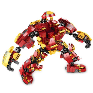 Planet Gates Superheroes Mecha Building Blocks Toys for Boys Super Armor Robot Model Military Warrior Action Figures Gifts for Kids Children