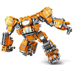Planet Gates Superheroes Mecha Building Blocks Toys for Boys Super Armor Robot Model Military Warrior Action Figures Gifts for Kids Children