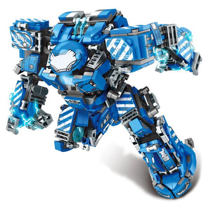 Planet Gates Superheroes Mecha Building Blocks Toys for Boys Super Armor Robot Model Military Warrior Action Figures Gifts for Kids Children