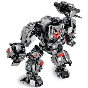 Planet Gates Superheroes Mecha Building Blocks Toys for Boys Super Armor Robot Model Military Warrior Action Figures Gifts for Kids Children