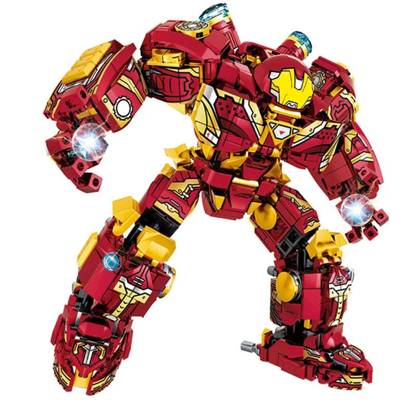 Planet Gates Superheroes Mecha Building Blocks Toys for Boys Super Armor Robot Model Military Warrior Action Figures Gifts for Kids Children