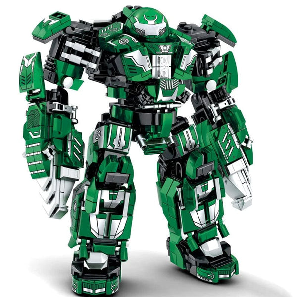 Planet Gates Superheroes Mecha Building Blocks Toys for Boys Super Armor Robot Model Military Warrior Action Figures Gifts for Kids Children