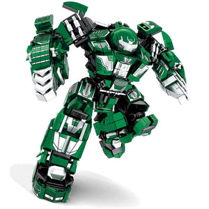 Planet Gates Superheroes Mecha Building Blocks Toys for Boys Super Armor Robot Model Military Warrior Action Figures Gifts for Kids Children