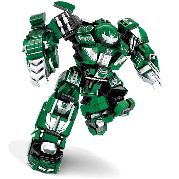 Planet Gates Superheroes Mecha Building Blocks Toys for Boys Super Armor Robot Model Military Warrior Action Figures Gifts for Kids Children