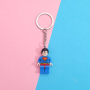Planet Gates superman Cartoon Anime Marvel Spider-Man Batman superman Iron Man Wolverine Captain America Pendant Key ring pendant Backpack pendant toy