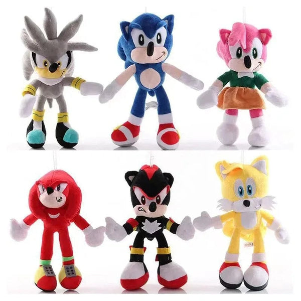 Planet Gates Supersonic Hedgehog Sonic Plush Cartoon Game Anime Children's Plush Doll Toys Christmas Birthday Gift Wholesale Size 30cm