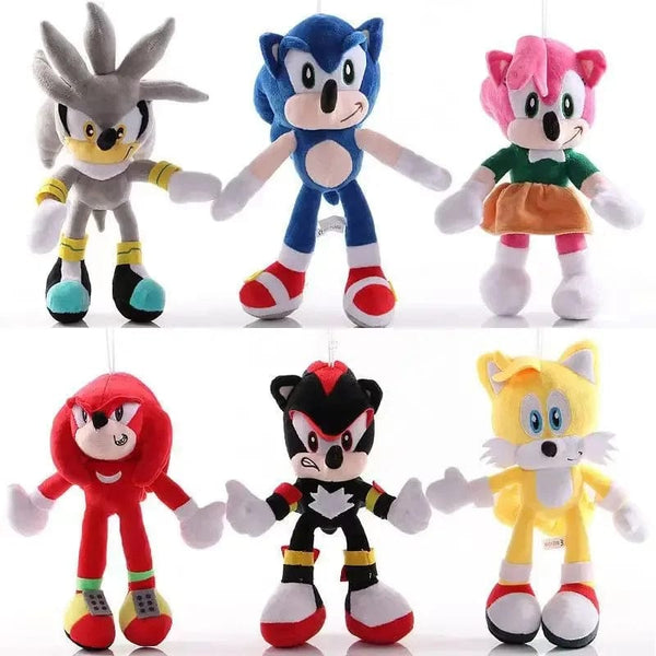 Planet Gates Supersonic Hedgehog Sonic Plush Cartoon Game Anime Children's Plush Doll Toys Christmas Birthday Gift Wholesale Size 30cm