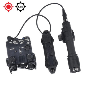 Planet Gates Surefir M600 M600C M600U M300A Airsoft Powerful Flashlight Tactical  DBAL Red Green Blue Dot Hunting  Airsoft Laser Dual Control