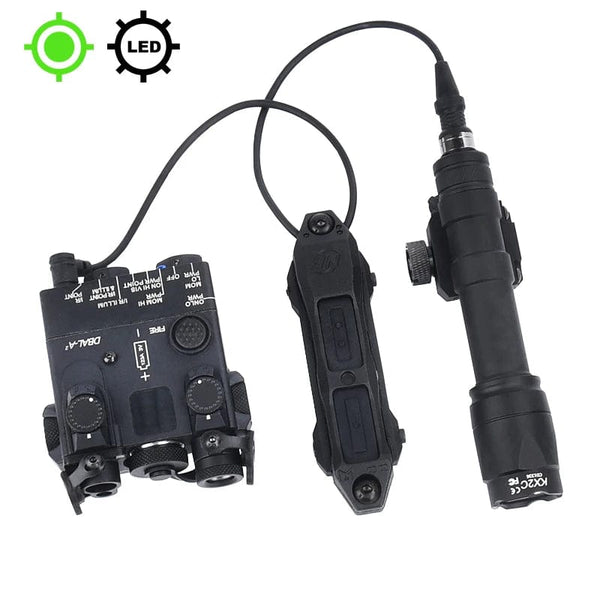 Planet Gates Surefir M600 M600C M600U M300A Airsoft Powerful Flashlight Tactical  DBAL Red Green Blue Dot Hunting  Airsoft Laser Dual Control